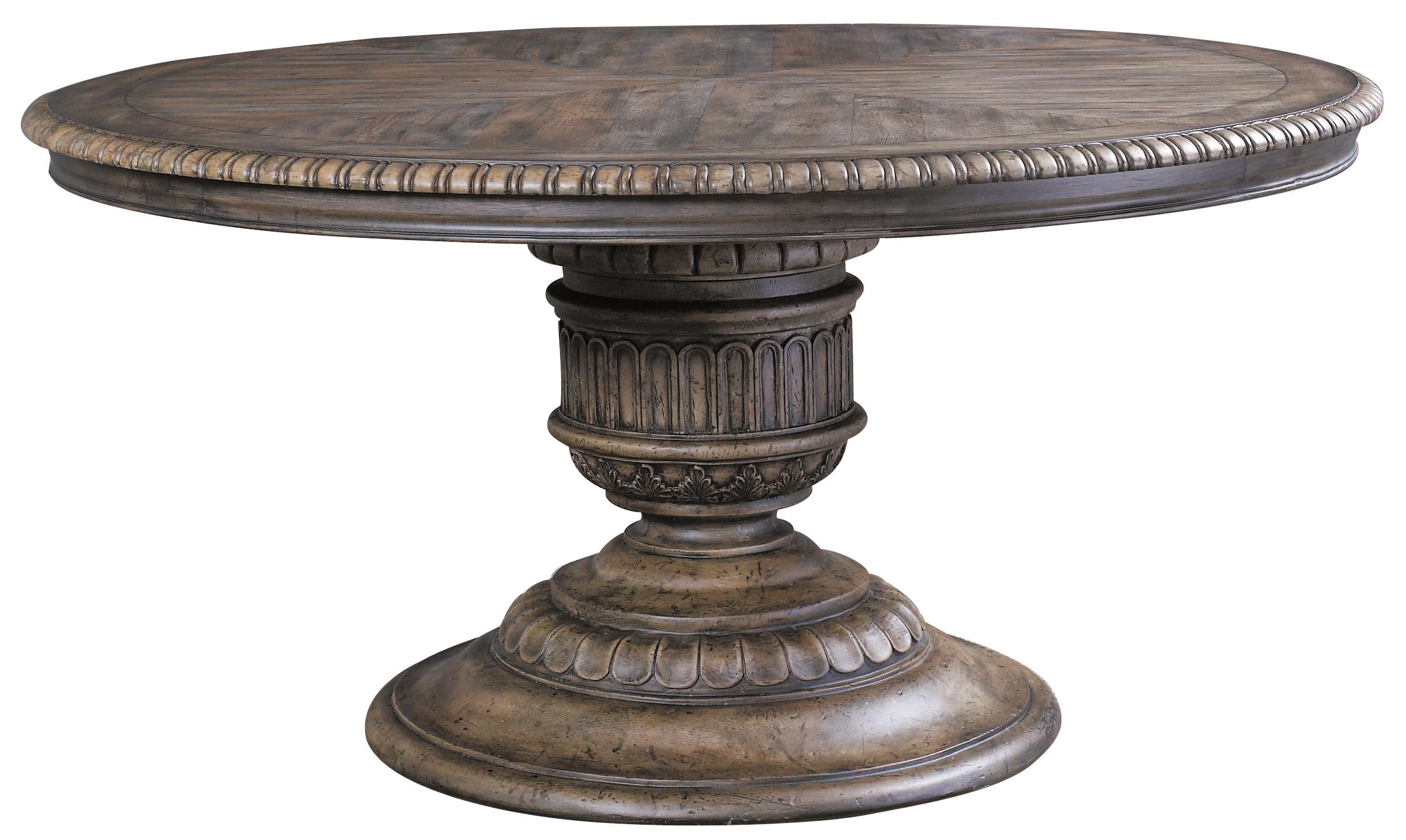 Pulaski Furniture Accentrics Home Daphne Round Pedestal Table AHFA